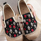 Women Summer Artsy Embroidery Linen Cotton Shoes