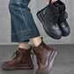 Women Winter Genuine Leather Strap Mid-Heel Martine Boots