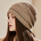 Women Winter Colorblock Warm Knit Hat