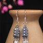 Women Vintage S925Silver Lantern Tassel Earrings