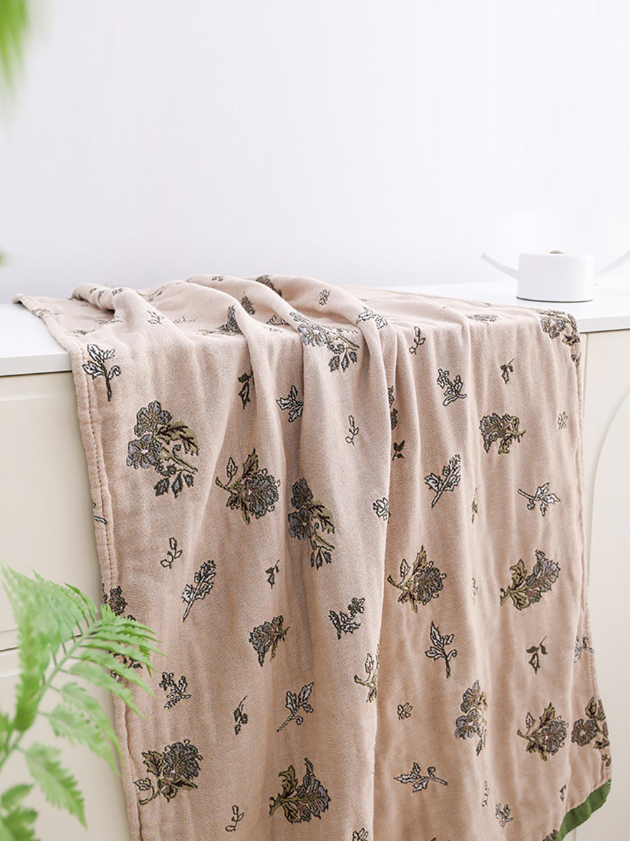 Adualt 100%Cotton Flower Jacquard Bath Towl