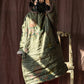 Women Ethnic Flower Padded Long Coat