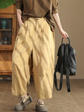 Women  Autumn Commute Solid Loose Harem Pants