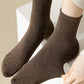 6 Pairs Women Casual Solid 100%Cotton Socks