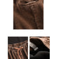 Women Autumn Retro Corduroy Spliced Harem Pants