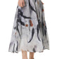 Women Summer Ethnic Print Loose Skirt