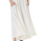 Women Summer Casual Solid Wide-leg Loose Pants