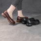 Women Casual Summer Genuine Leather Low Heel Shoes