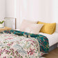 Multi-layer Cotton Flower Jacquard Bedcover Sofa Blanket