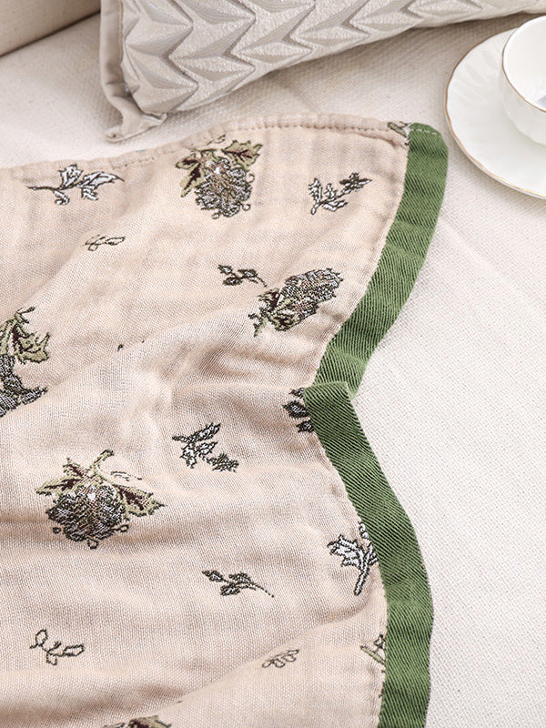 Adualt 100%Cotton Flower Jacquard Bath Towl