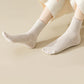 6 Pairs Women Casual Solid 100%Cotton Socks