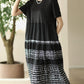 Women Summer Casual Spliced Loose Dress