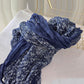 Women Summer Floral Spliced Thin Shalw Scarf