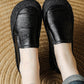 Women Vintage Genuine Leather Autumn  Flat Shoes