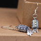 Women Vintage S925Silver Lantern Tassel Earrings