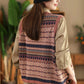 Women Ethnic Stripe V-Neck Cotton Vest