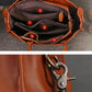 Women Leather Patchwork Laege Capacity Hand Bag Shoulder Bag