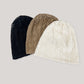 Women Vintage Cutout Dual-layer Cotton Beanie Hat