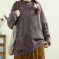 Women Casual Autumn O-Neck Solid Knit Sweater