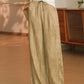 Women Summer Casual Solid Straight Linen Pants