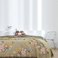 100% Cotton Flower Jacquard Bedcover Sofa Blanket