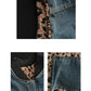 Women Autumn Retro Leopard O-Neck Dual-side Wearing Vest