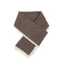 Women Winter Colorblock Wool Knit Scarf