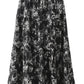 Women Summer Vintage Floral Cotton Loose Skirt