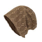 Women Vintage Cutout Dual-layer Cotton Beanie Hat