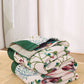 Multi-layer Cotton Flower Jacquard Bedcover Sofa Blanket