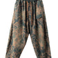 Women Casual  Tie-dye Autumn Strap Denim Harem Pants