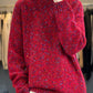 Women Autumn Casual Solid Knit O-Neck Sweater