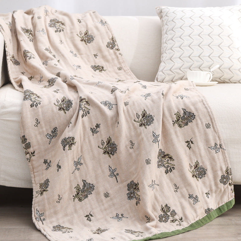 Adualt 100%Cotton Flower Jacquard Bath Towl