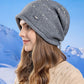 Women Winter Fashion Warm Hemming Knit Hat