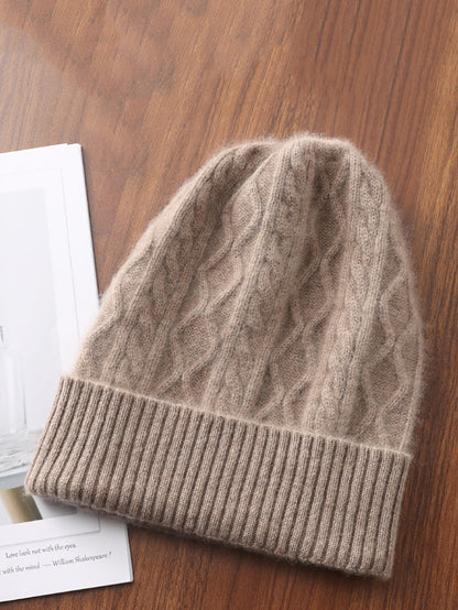 Women Winter Warm Knit Wool Hat