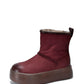 Women Winter Genuine Leather Fleece-lined Platform Boots