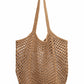 Women Summer Artsy Cutout Knitted Shoulder Bag