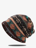 Winter Warm Print Fleece Hat