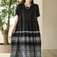 Women Summer Casual Spliced Loose Dress