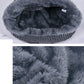 Women Winter Casual Fleece-lined Knit Solid Hat