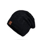 Women Winter Casual Fleece-lined Knit Solid Hat