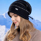 Women Winter Fashion Warm Hemming Knit Hat