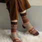 5 Pairs Women Colorblock Jacquard Cotton Socks