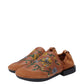 Women Ethnic Autumn Embroidery Leather Low Heel Shoes