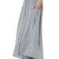 Women Summer Casual Solid Wide-leg Loose Pants