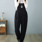 Women Casual Autumn Solid Corduroy Loose Jumpsuits