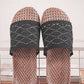 Women Summer Rattan Weaving Indoor Slippers