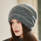 Women Winter Colorblock Warm Knit Hat