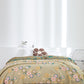 100% Cotton Flower Jacquard Bedcover Sofa Blanket