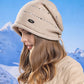 Women Winter Fashion Warm Hemming Knit Hat